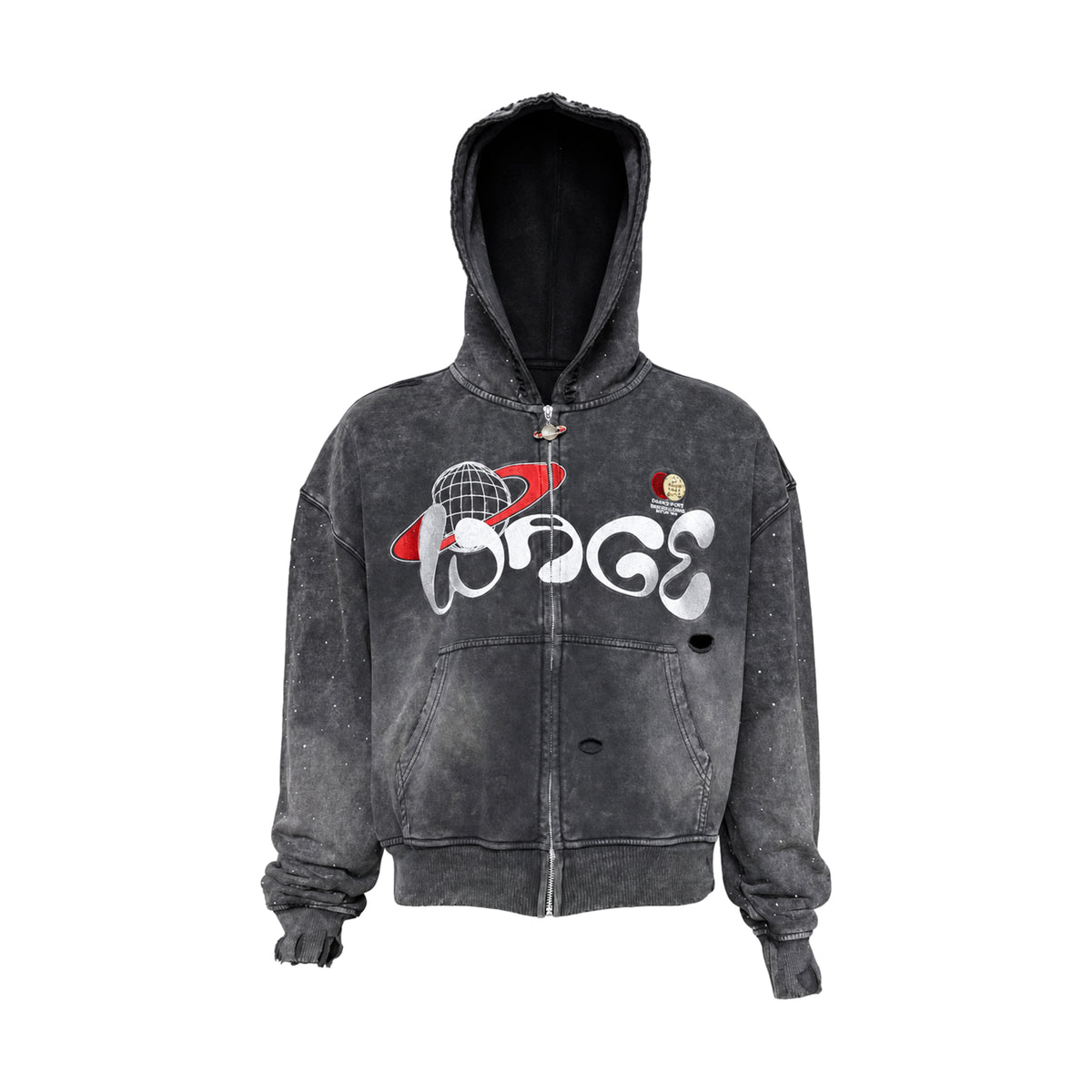 Cosmic Zip Up - Beige